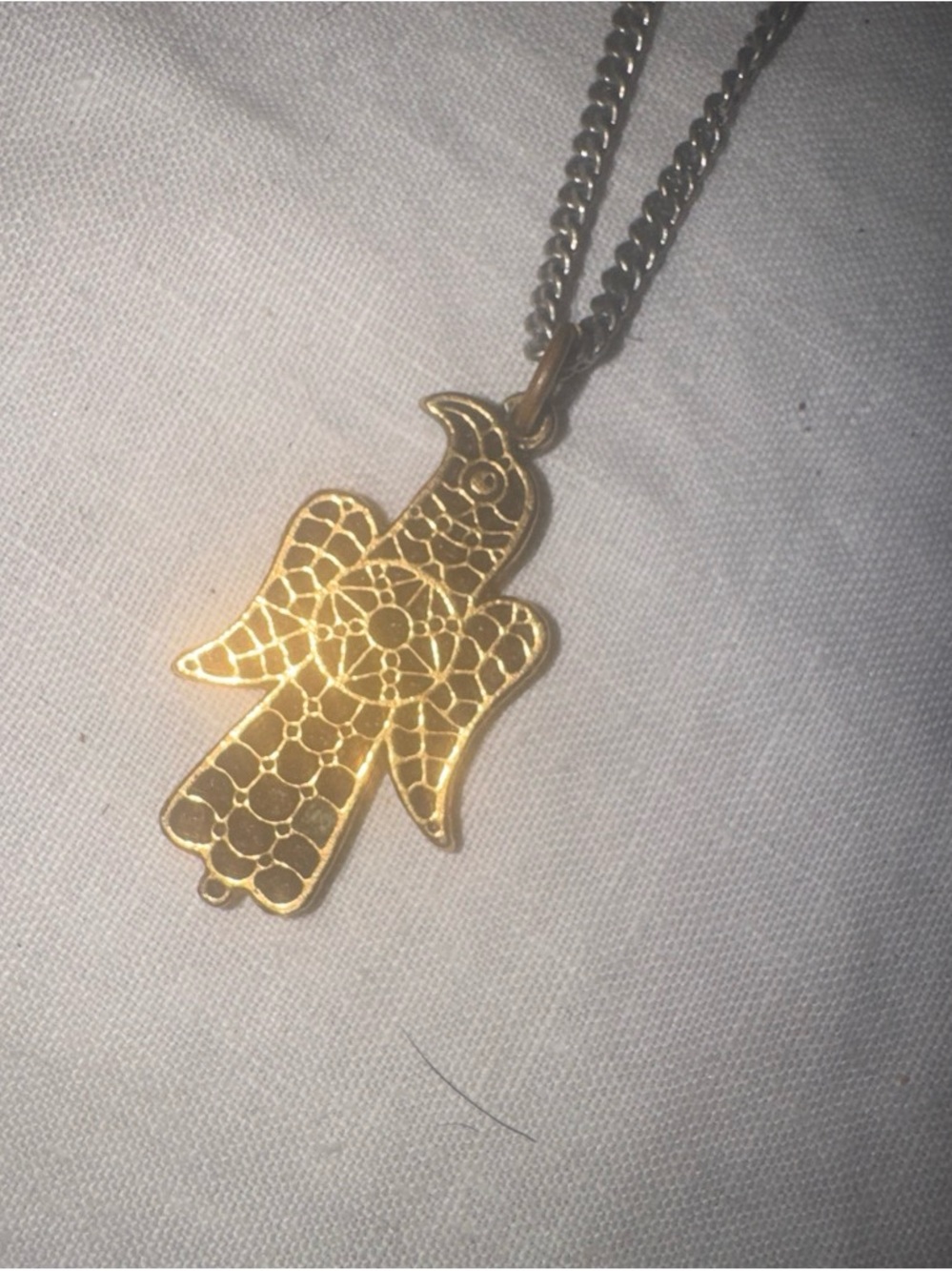 Highly Collectible Vintage Alva Museum Replica Visigoth Eagle Pendant Necklace